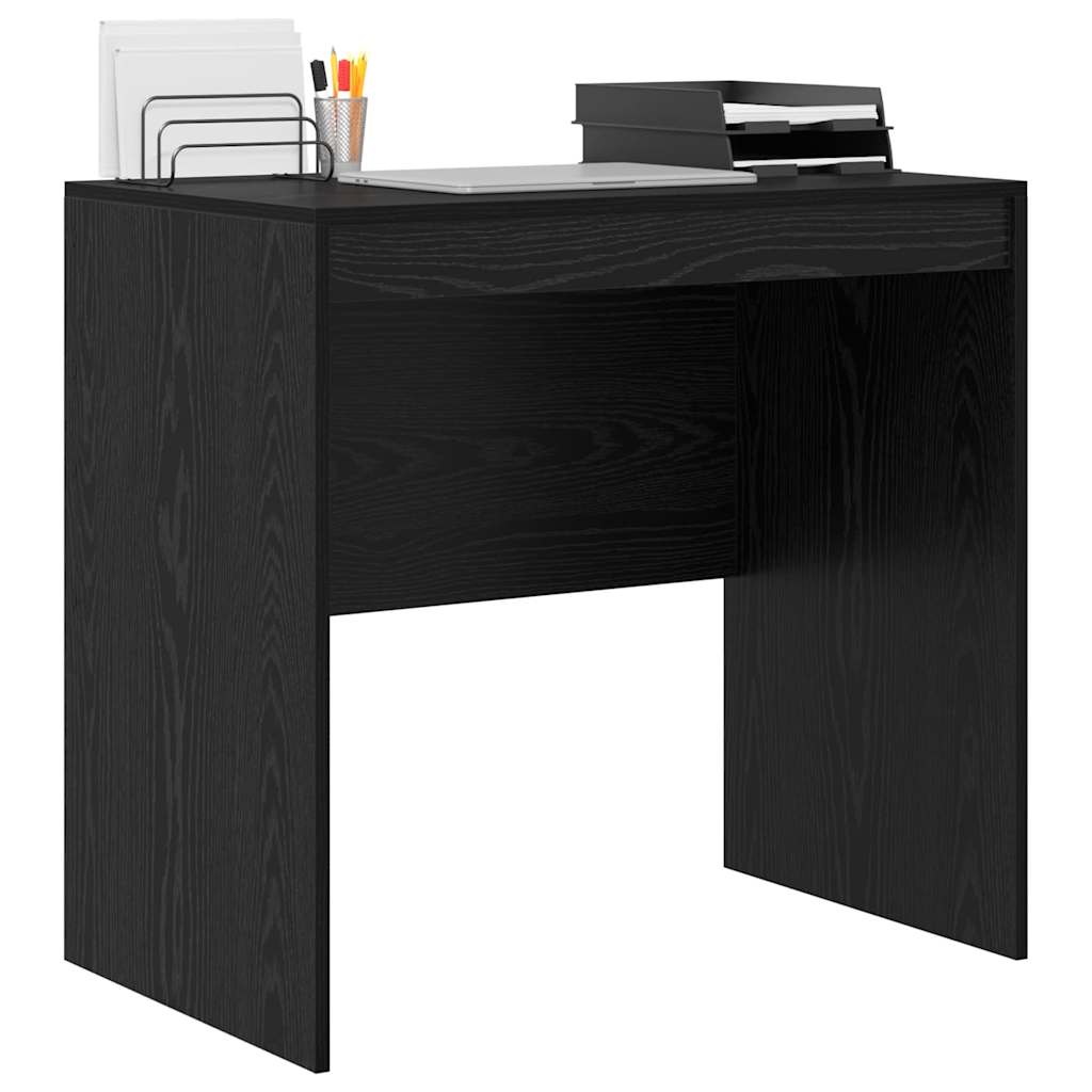 Bureau Zwart Eiken 80 x 50 x 76 cm is nu te koop bij PeponiXL, paradijselijk wonen!