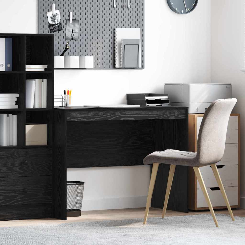 Bureau Zwart Eiken 100 x 50 x 76 cm is nu te koop bij PeponiXL, paradijselijk wonen!