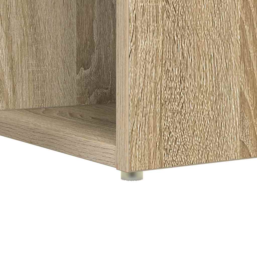 Bureau met plank Sonoma Eiken 108 x 55 x 103.5 cm Bewerkt hout is nu te koop bij PeponiXL, paradijselijk wonen!