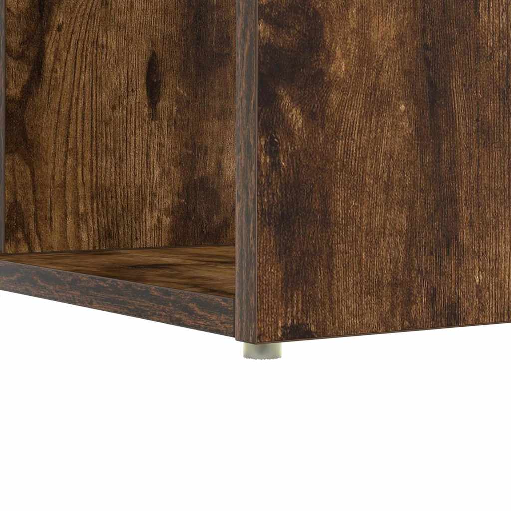 Bureau met plank Gerookt eiken 108 x 55 x 103.5 cm Bewerkt hout is nu te koop bij PeponiXL, paradijselijk wonen!