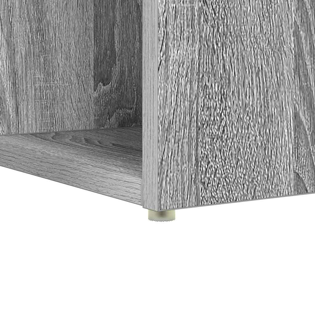 Bureau met plank Grijs Sonoma 108 x 55 x 103.5 cm Bewerkt hout is nu te koop bij PeponiXL, paradijselijk wonen!