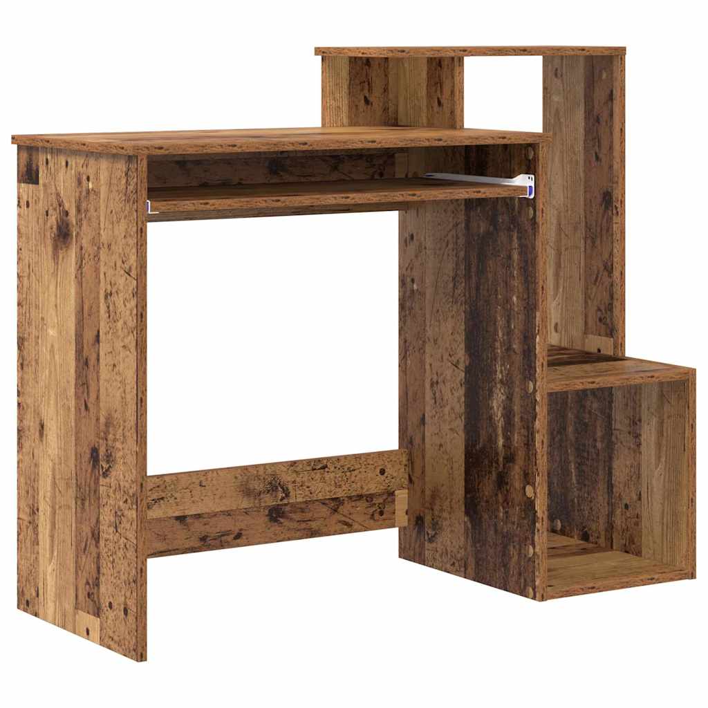 Bureau met lade Oud Hout 106 x 41 x 88.5 cm Bewerkt hout is nu te koop bij PeponiXL, paradijselijk wonen!