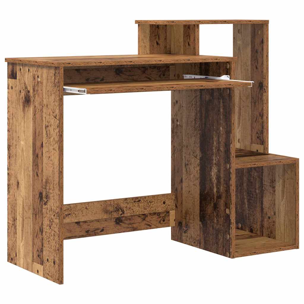 Bureau met lade Oud Hout 106 x 41 x 88.5 cm Bewerkt hout is nu te koop bij PeponiXL, paradijselijk wonen!