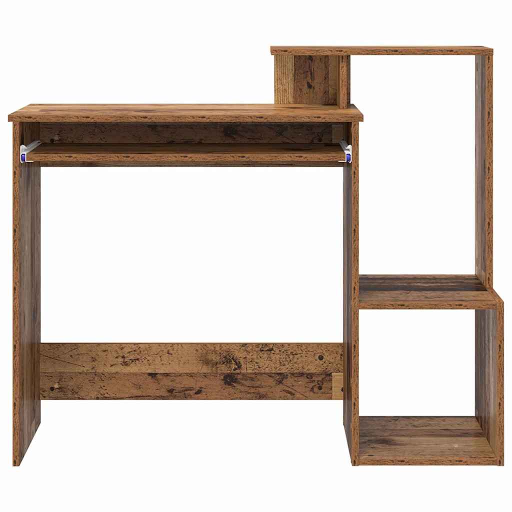 Bureau met lade Oud Hout 106 x 41 x 88.5 cm Bewerkt hout is nu te koop bij PeponiXL, paradijselijk wonen!