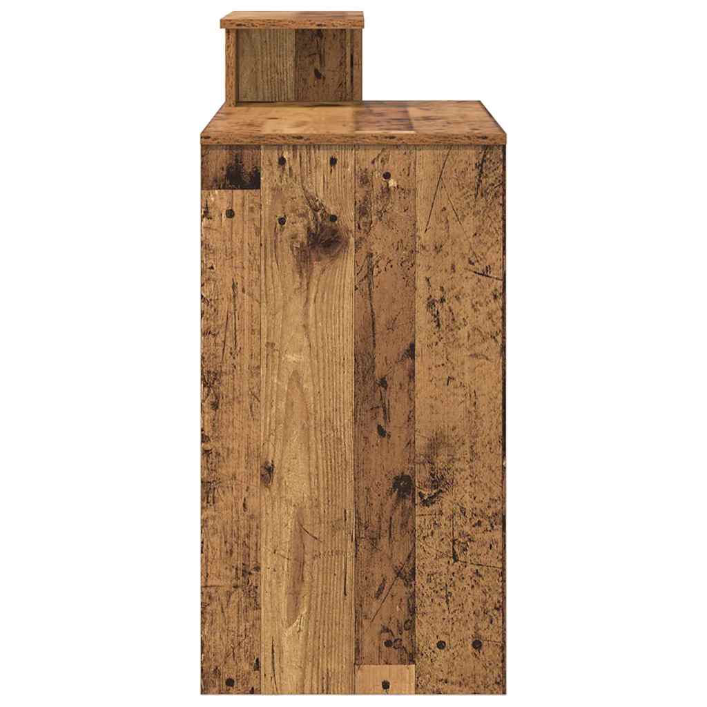 Bureau met lade Oud Hout 106 x 41 x 88.5 cm Bewerkt hout is nu te koop bij PeponiXL, paradijselijk wonen!