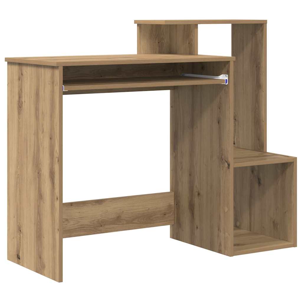Bureau met lade Artisan Eiken 106 x 41 x 88.5 cm Bewerkt hout is nu te koop bij PeponiXL, paradijselijk wonen!