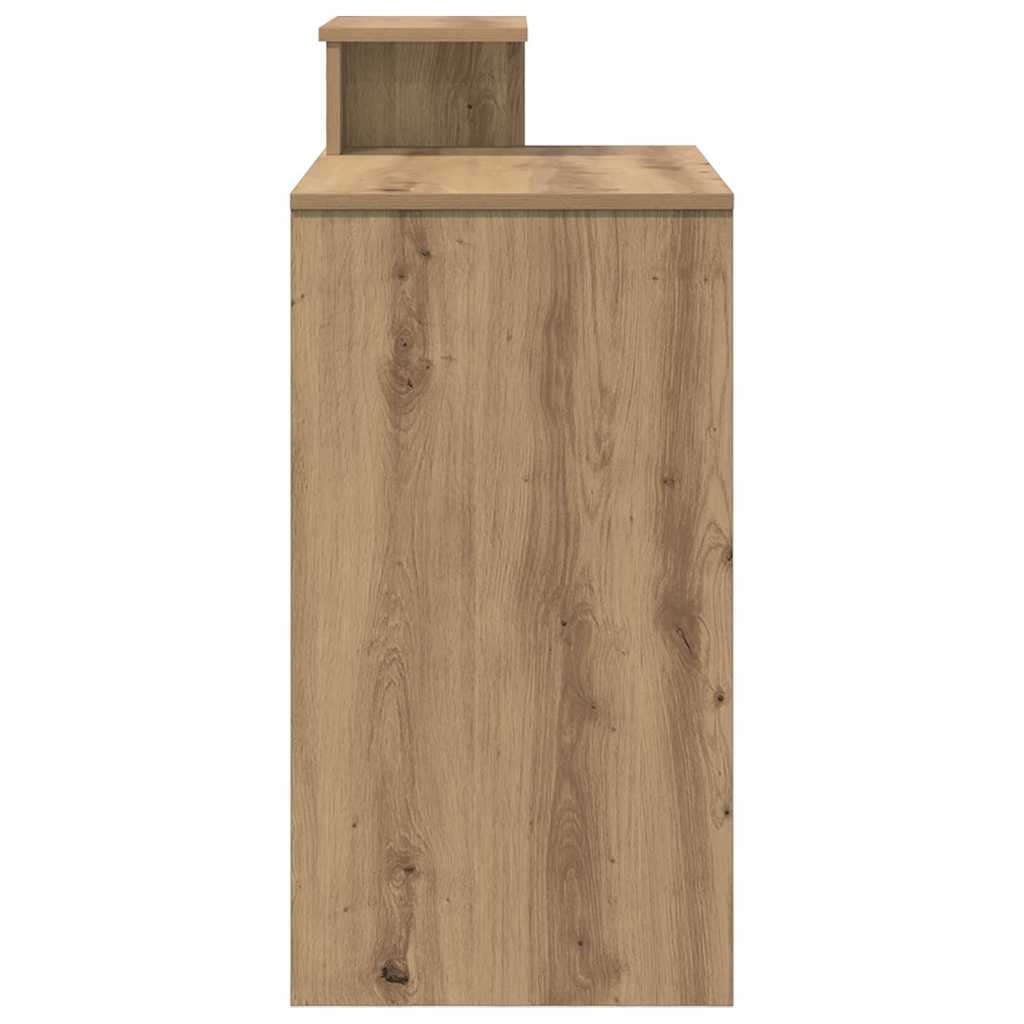 Bureau met lade Artisan Eiken 106 x 41 x 88.5 cm Bewerkt hout is nu te koop bij PeponiXL, paradijselijk wonen!