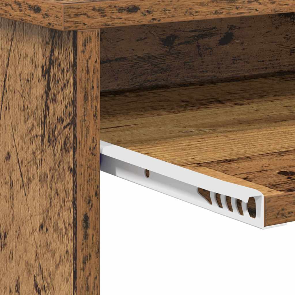 Bureau met lade Oud Hout 120,5 x 44 x 88,5 cm Bewerkt hout is nu te koop bij PeponiXL, paradijselijk wonen!