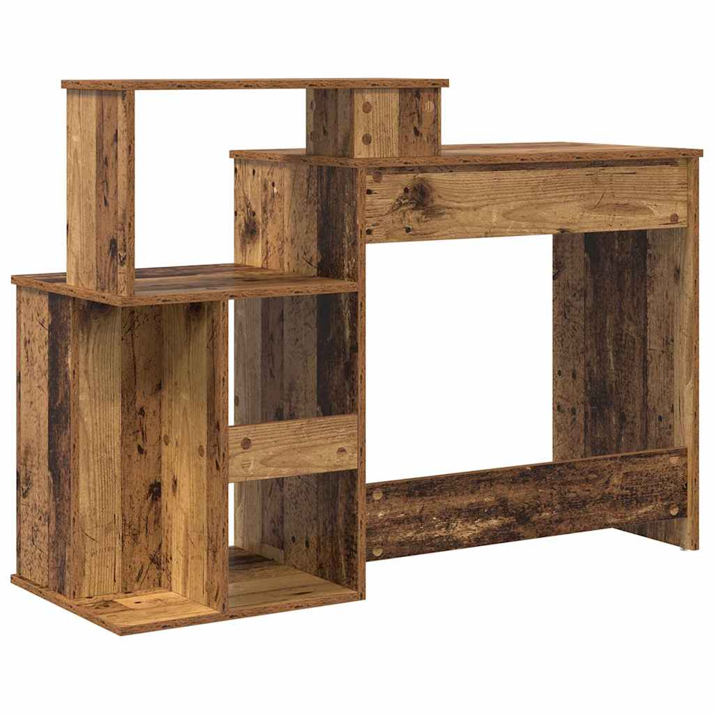 Bureau met lade Oud Hout 120,5 x 44 x 88,5 cm Bewerkt hout is nu te koop bij PeponiXL, paradijselijk wonen!