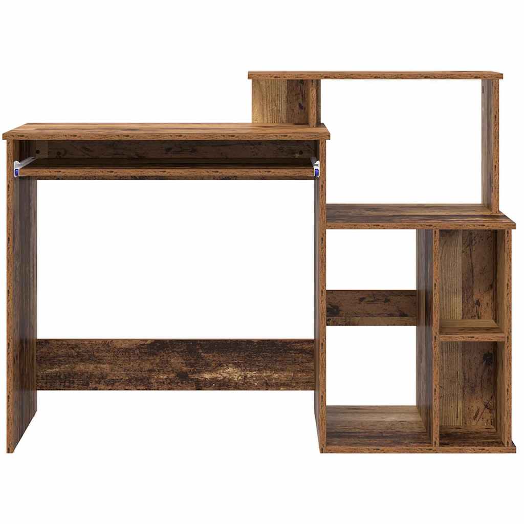 Bureau met lade Oud Hout 120,5 x 44 x 88,5 cm Bewerkt hout is nu te koop bij PeponiXL, paradijselijk wonen!