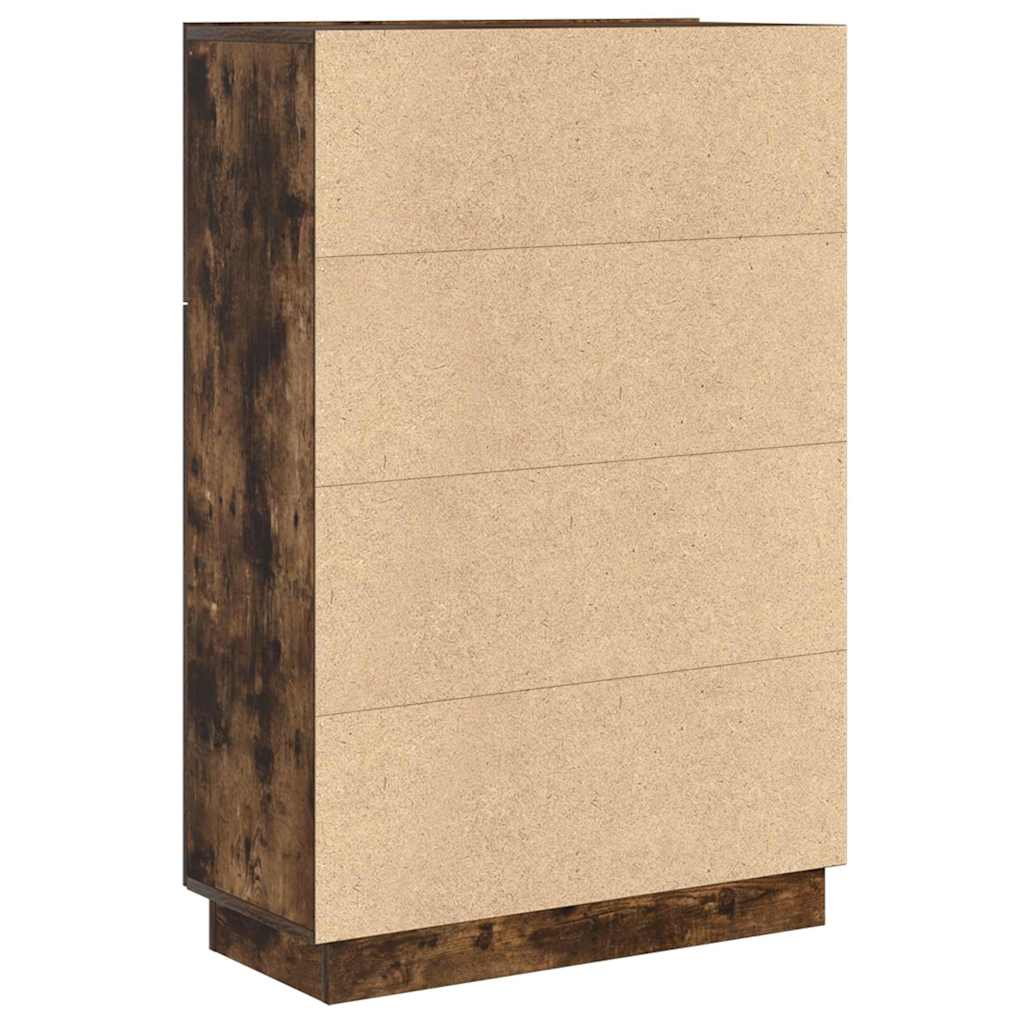 Bureau Gerookt eiken 71,5 x 31,5 x 106,5 cm Bewerkt hout is nu te koop bij PeponiXL, paradijselijk wonen!