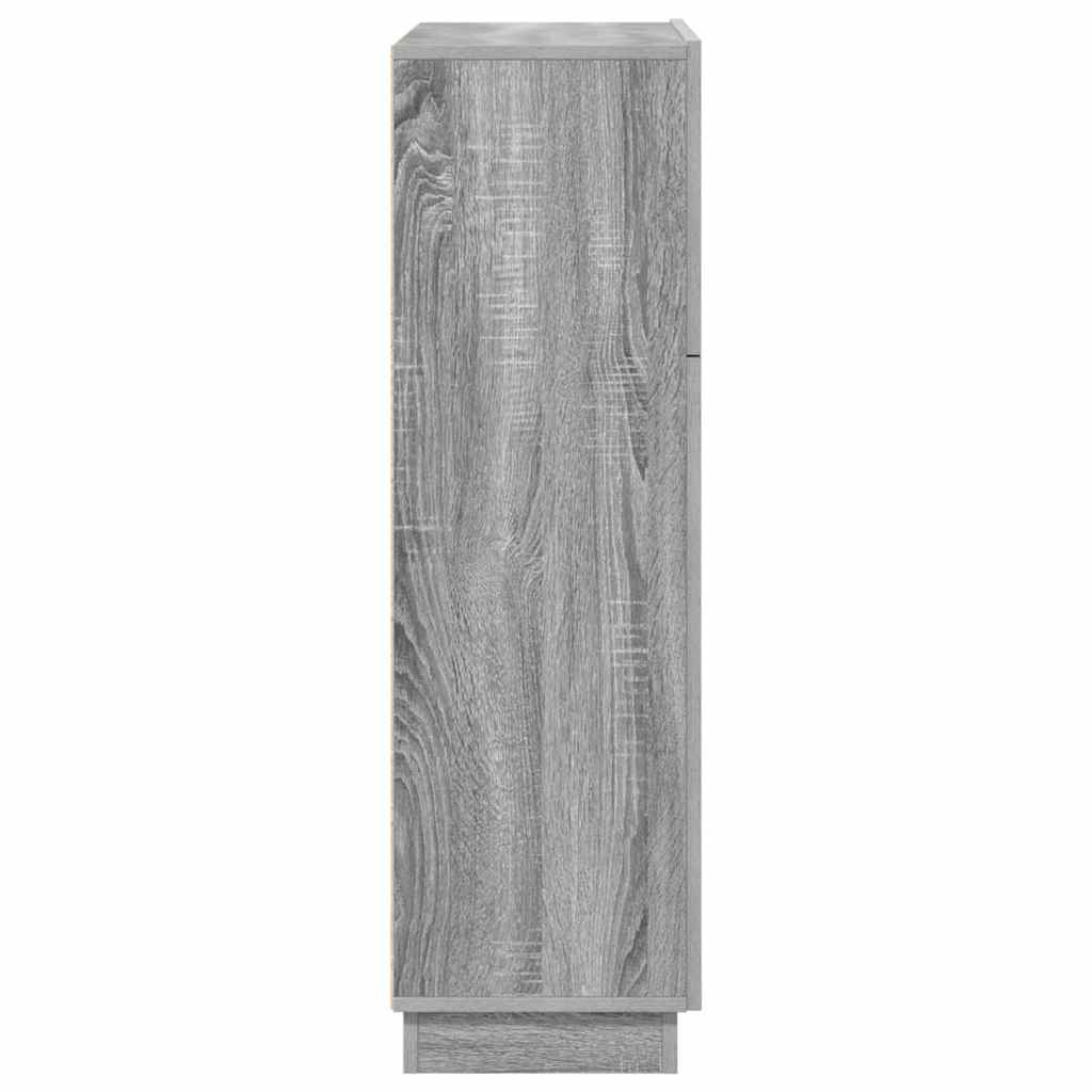 Bureau Grijs Sonoma 71,5 x 31,5 x 106,5 cm Bewerkt hout is nu te koop bij PeponiXL, paradijselijk wonen!