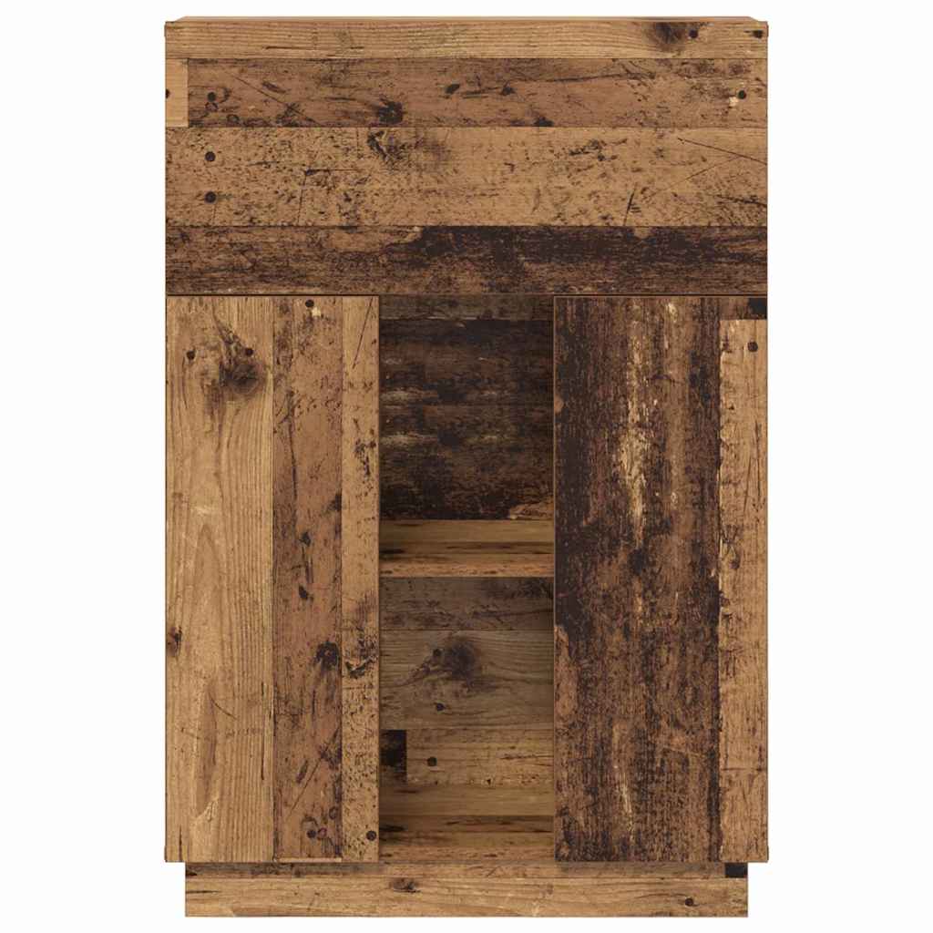 Bureau met plank Oud Hout 71,5 x 31,5 x 106,5 cm Bewerkt hout is nu te koop bij PeponiXL, paradijselijk wonen!