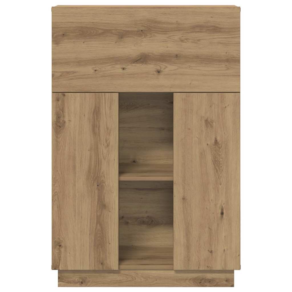 Bureau Artisan Eiken 71,5 x 31,5 x 106,5 cm Bewerkt hout is nu te koop bij PeponiXL, paradijselijk wonen!