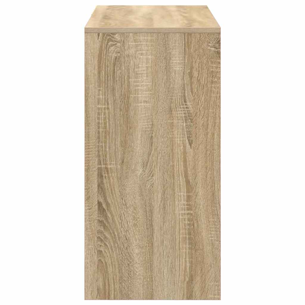 Bureau met lade Sonoma Eiken 90 x 37,5 x 75 cm Bewerkt hout is nu te koop bij PeponiXL, paradijselijk wonen!