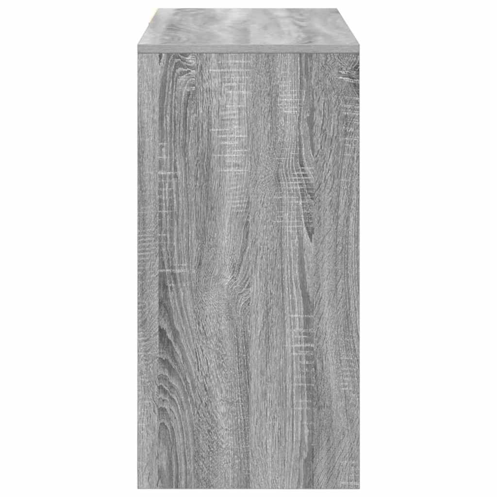 Bureau met lade Grijs Sonoma 90 x 37,5 x 75 cm Bewerkt hout is nu te koop bij PeponiXL, paradijselijk wonen!