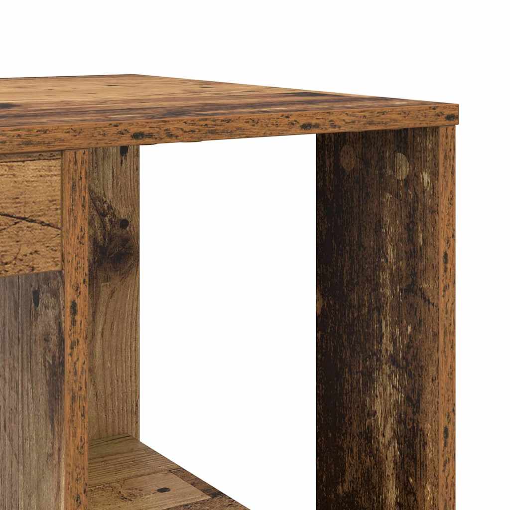 Bureau met plank Oud Hout 130 x 50.5 x 75 cm Bewerkt hout is nu te koop bij PeponiXL, paradijselijk wonen!
