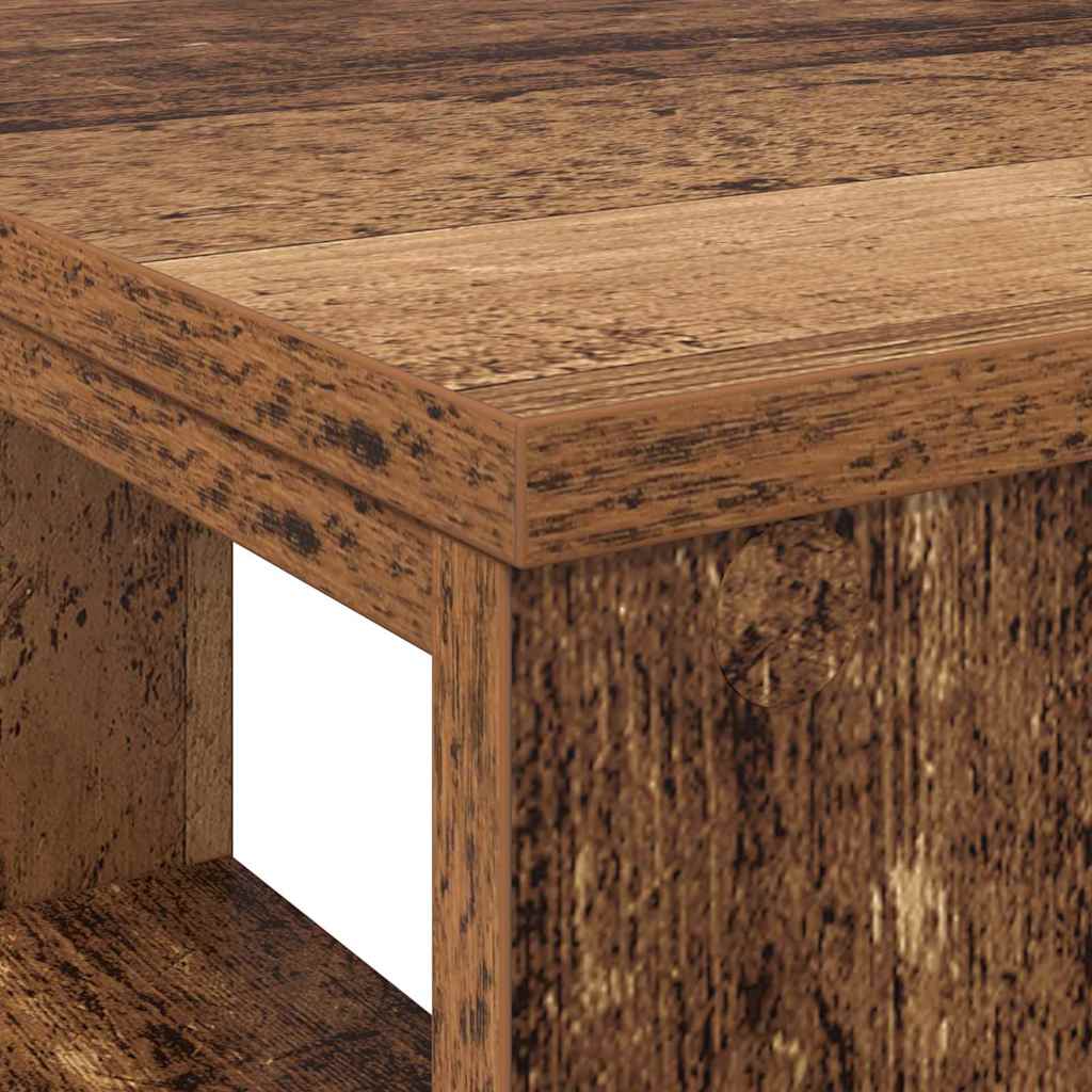 Bureau met plank Oud Hout 90 x 50 x 75 cm Bewerkt hout is nu te koop bij PeponiXL, paradijselijk wonen!