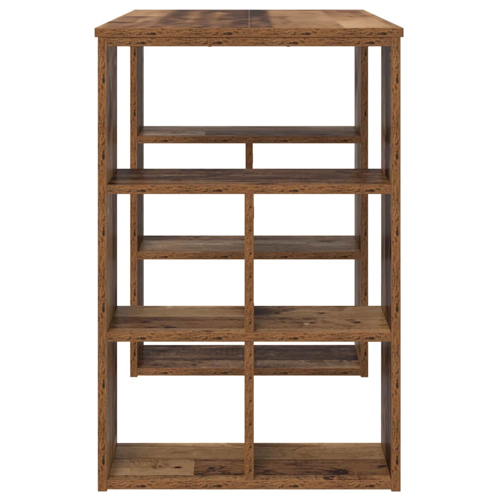 Bureau met plank Oud Hout 90 x 50 x 75 cm Bewerkt hout is nu te koop bij PeponiXL, paradijselijk wonen!