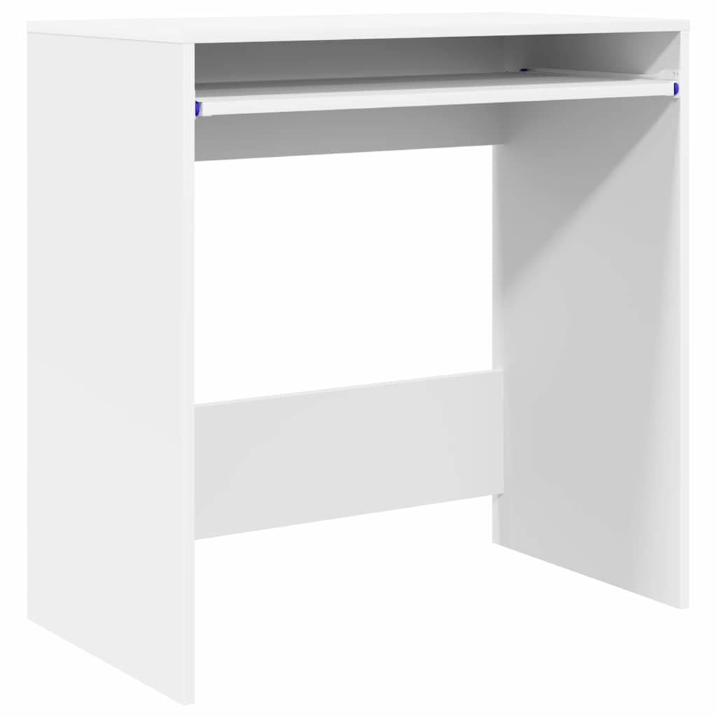 Bureau met lade met opslag Wit 77.5 x 43 x 79 cm Bewerkt hout is nu te koop bij PeponiXL, paradijselijk wonen!