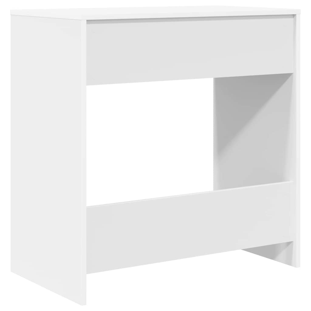 Bureau met lade met opslag Wit 77.5 x 43 x 79 cm Bewerkt hout is nu te koop bij PeponiXL, paradijselijk wonen!