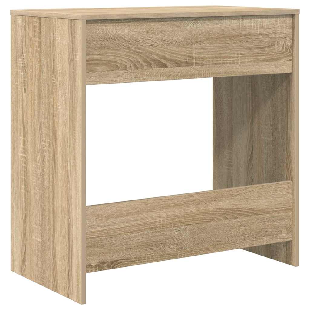 Bureau met lade Sonoma Eiken 77.5 x 43 x 79 cm Bewerkt hout is nu te koop bij PeponiXL, paradijselijk wonen!