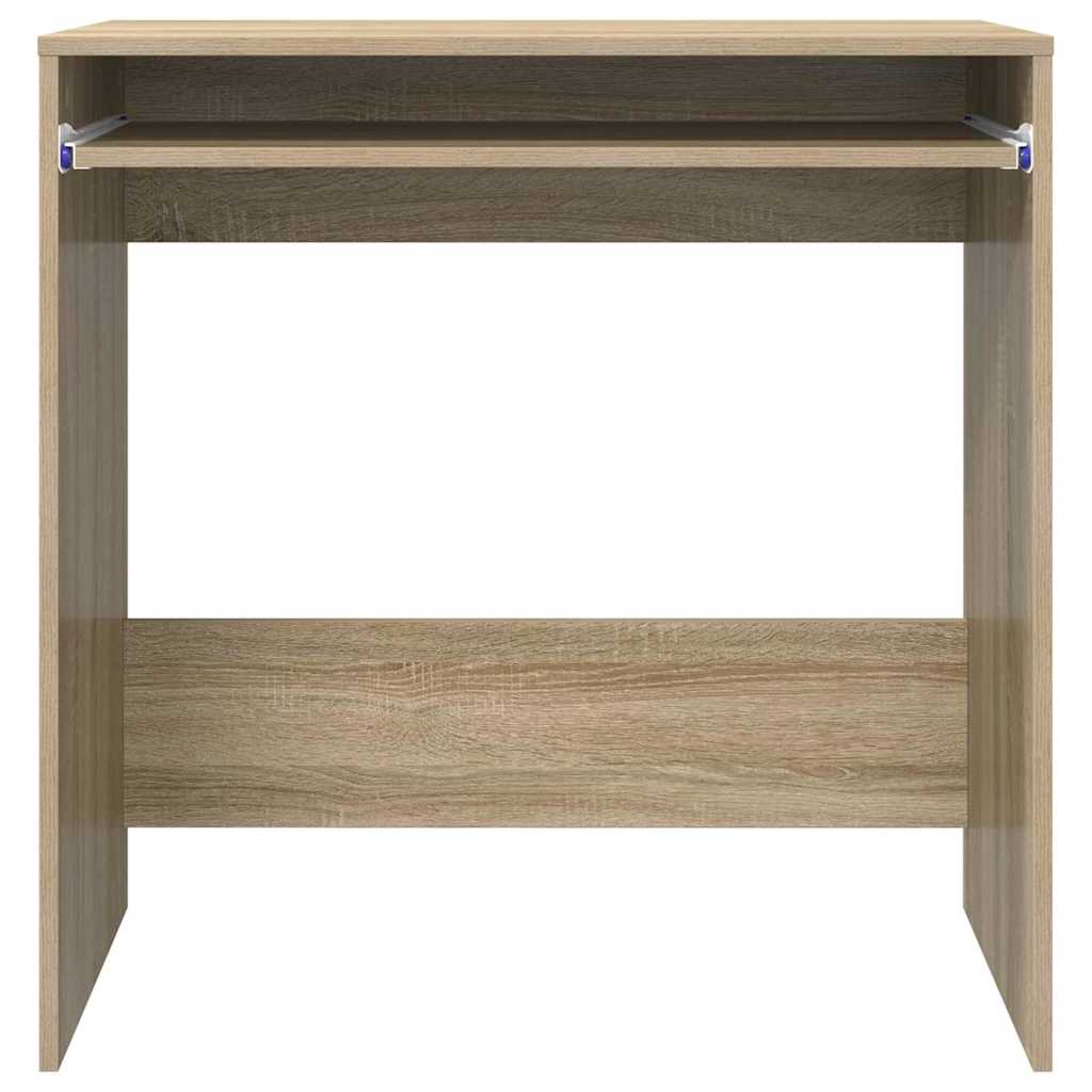 Bureau met lade Sonoma Eiken 77.5 x 43 x 79 cm Bewerkt hout is nu te koop bij PeponiXL, paradijselijk wonen!
