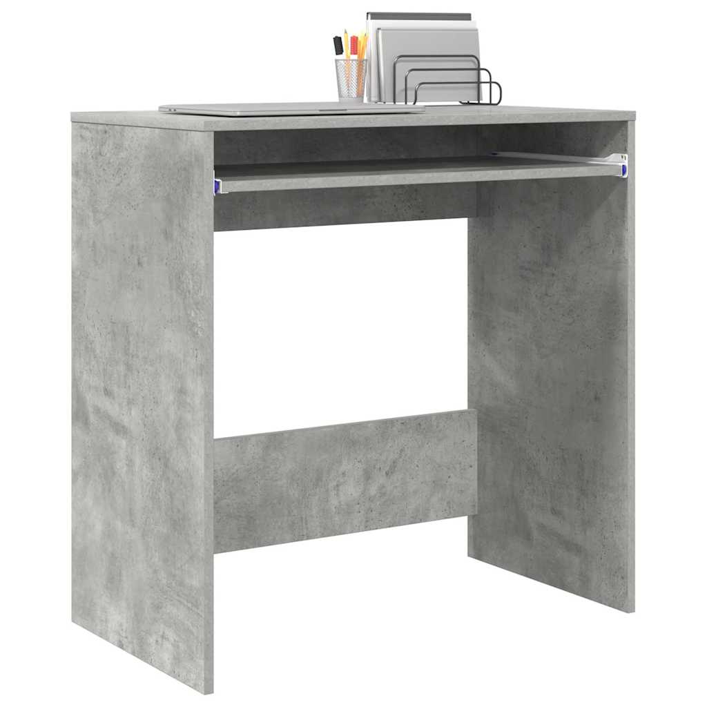 Bureau met lade Beton Grijs 77.5 x 43 x 79 cm Bewerkt hout is nu te koop bij PeponiXL, paradijselijk wonen!