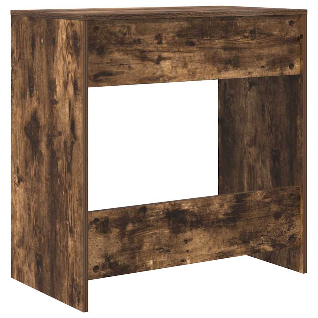 Bureau met lade Gerookt eiken 77.5 x 43 x 79 cm Bewerkt hout is nu te koop bij PeponiXL, paradijselijk wonen!