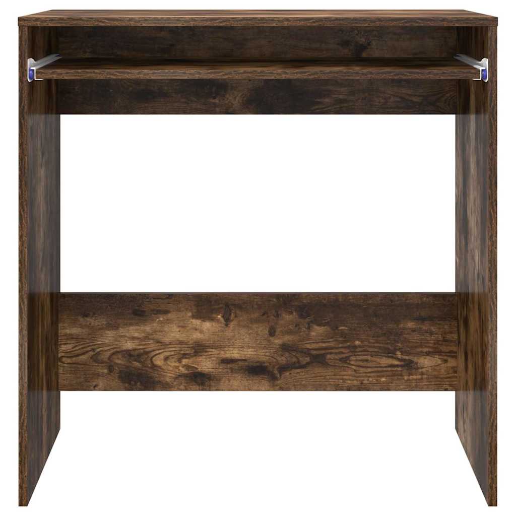 Bureau met lade Gerookt eiken 77.5 x 43 x 79 cm Bewerkt hout is nu te koop bij PeponiXL, paradijselijk wonen!