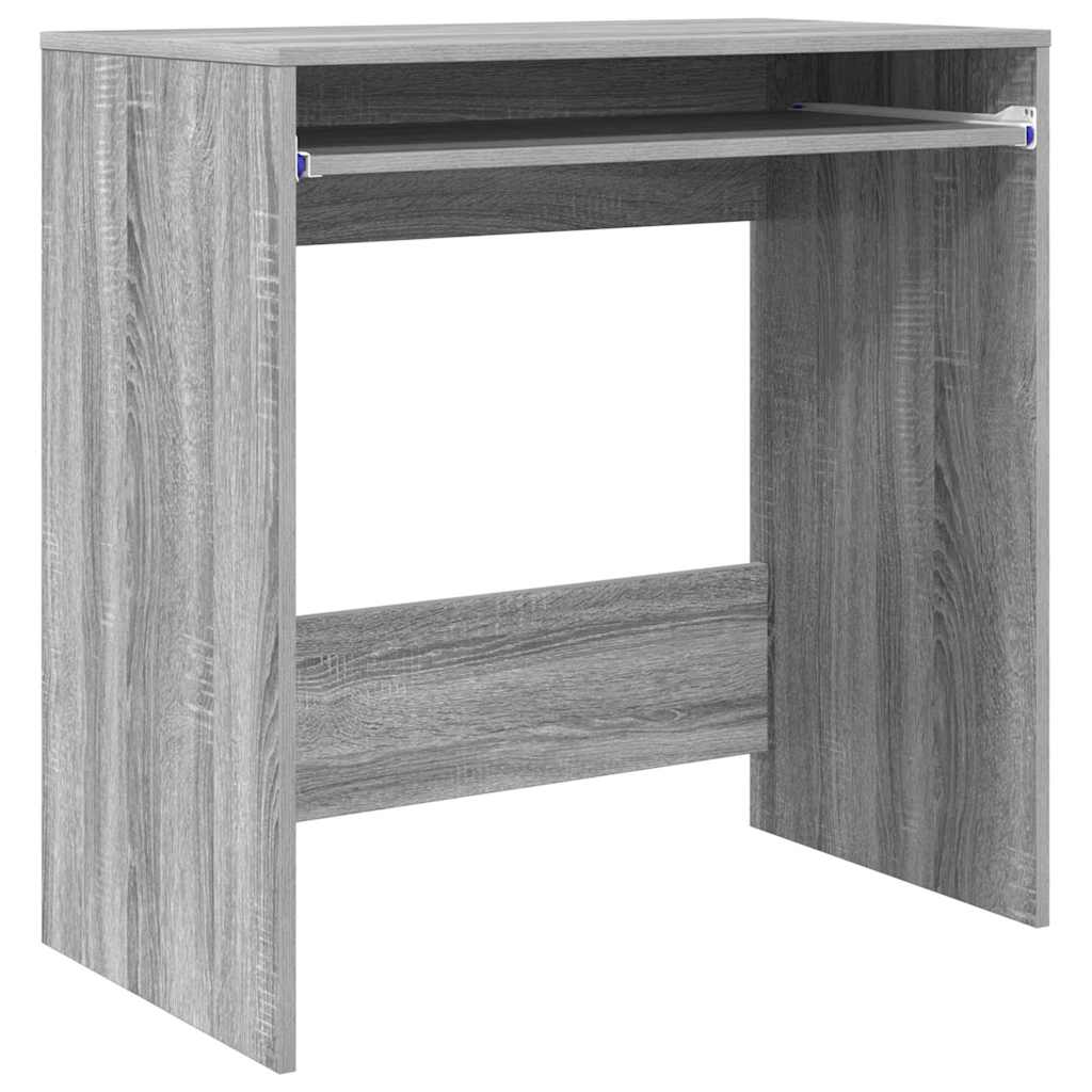 Bureau met lade Grijs Sonoma 77.5 x 43 x 79 cm Bewerkt hout is nu te koop bij PeponiXL, paradijselijk wonen!