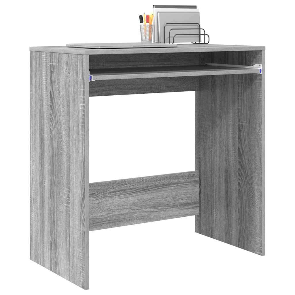 Bureau met lade Grijs Sonoma 77.5 x 43 x 79 cm Bewerkt hout is nu te koop bij PeponiXL, paradijselijk wonen!