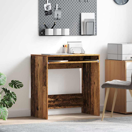 Bureau met lade Oud Hout 77.5 x 43 x 79 cm Bewerkt hout is nu te koop bij PeponiXL, paradijselijk wonen!