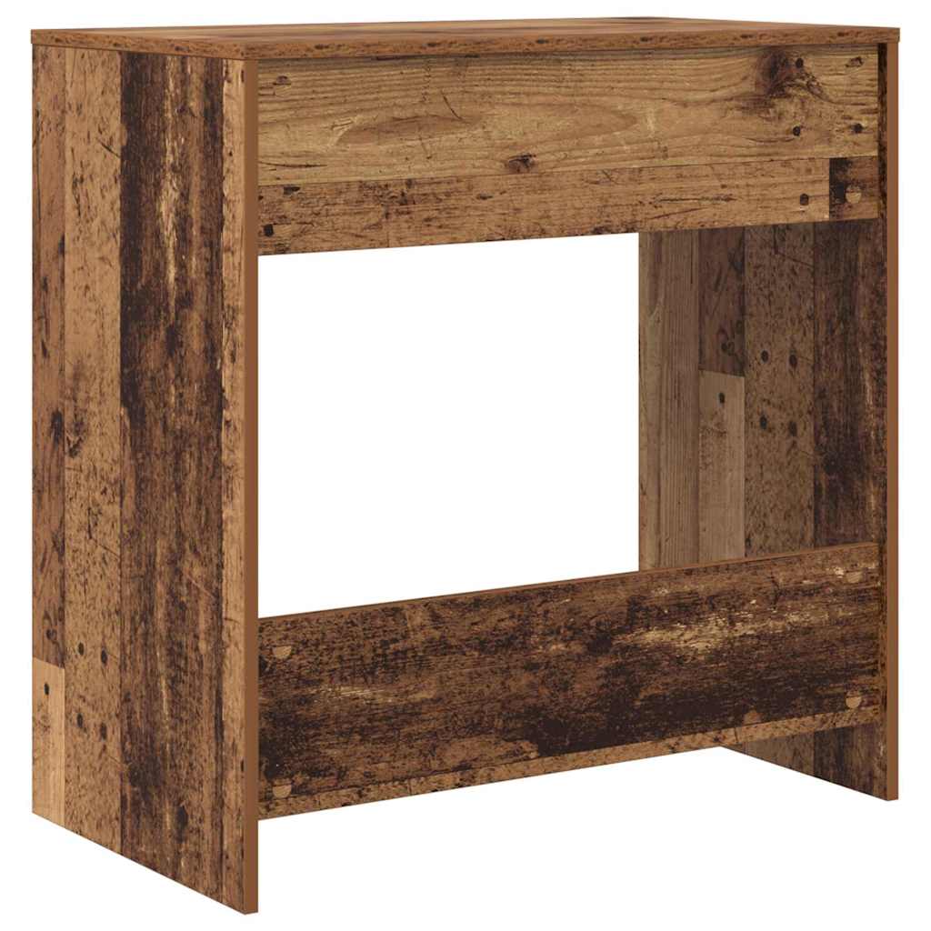 Bureau met lade Oud Hout 77.5 x 43 x 79 cm Bewerkt hout is nu te koop bij PeponiXL, paradijselijk wonen!