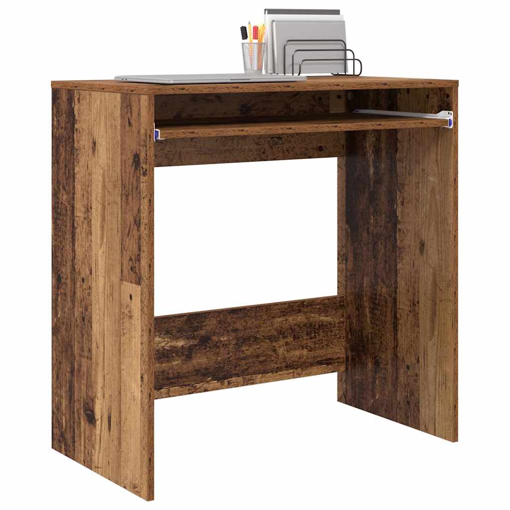 Bureau met lade Oud Hout 77.5 x 43 x 79 cm Bewerkt hout is nu te koop bij PeponiXL, paradijselijk wonen!