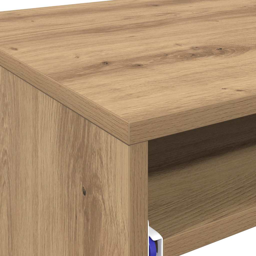 Bureau met lade Artisan Eiken 77.5 x 43 x 79 cm Bewerkt hout is nu te koop bij PeponiXL, paradijselijk wonen!