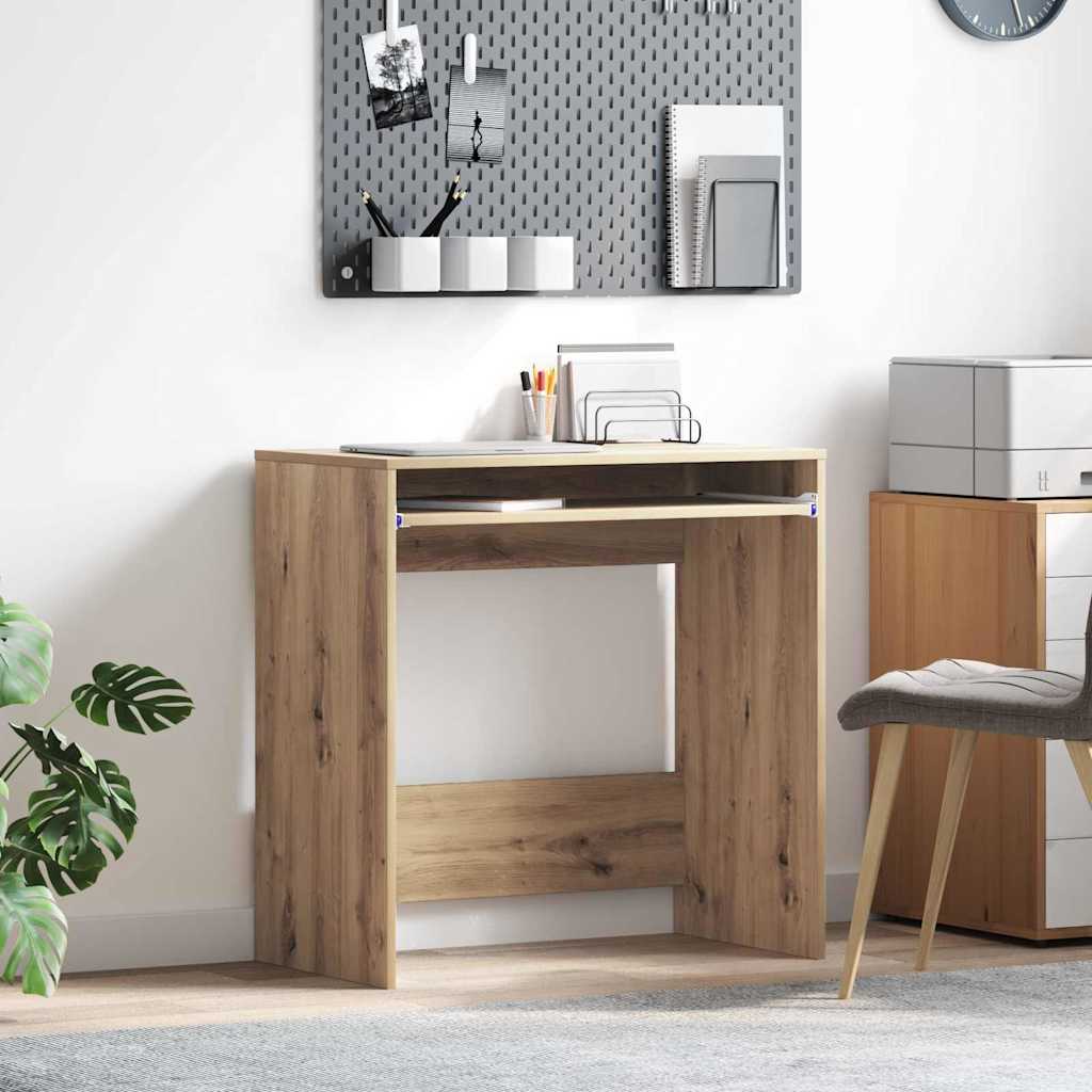 Bureau met lade Artisan Eiken 77.5 x 43 x 79 cm Bewerkt hout is nu te koop bij PeponiXL, paradijselijk wonen!
