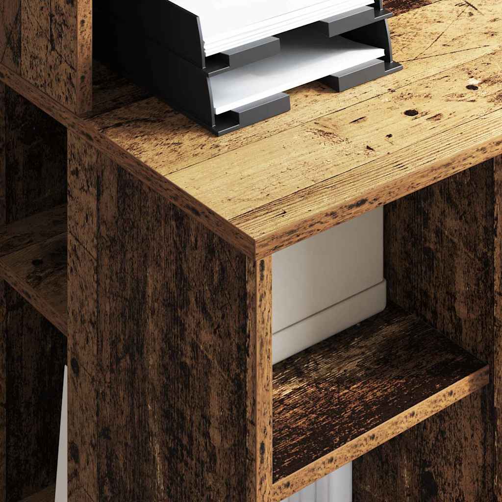 Bureau met plank Oud Hout 90 x 48 x 101,5 cm Bewerkt hout is nu te koop bij PeponiXL, paradijselijk wonen!