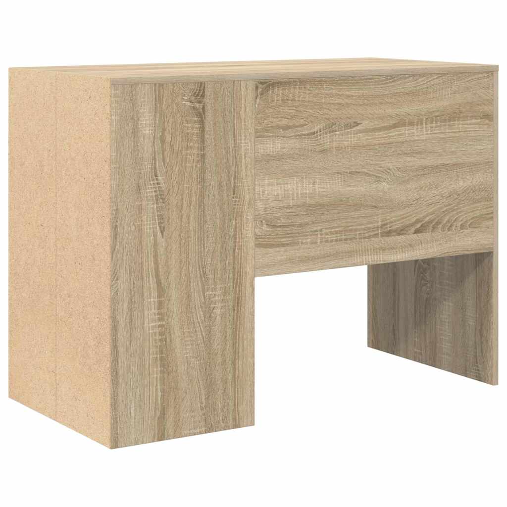 Bureau met plank Sonoma Eiken 102 x 50 x 75 cm Bewerkt hout is nu te koop bij PeponiXL, paradijselijk wonen!