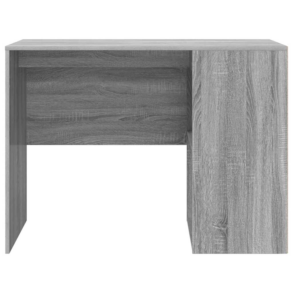 Bureau met plank Grijs Sonoma 102 x 50 x 75 cm Bewerkt hout is nu te koop bij PeponiXL, paradijselijk wonen!