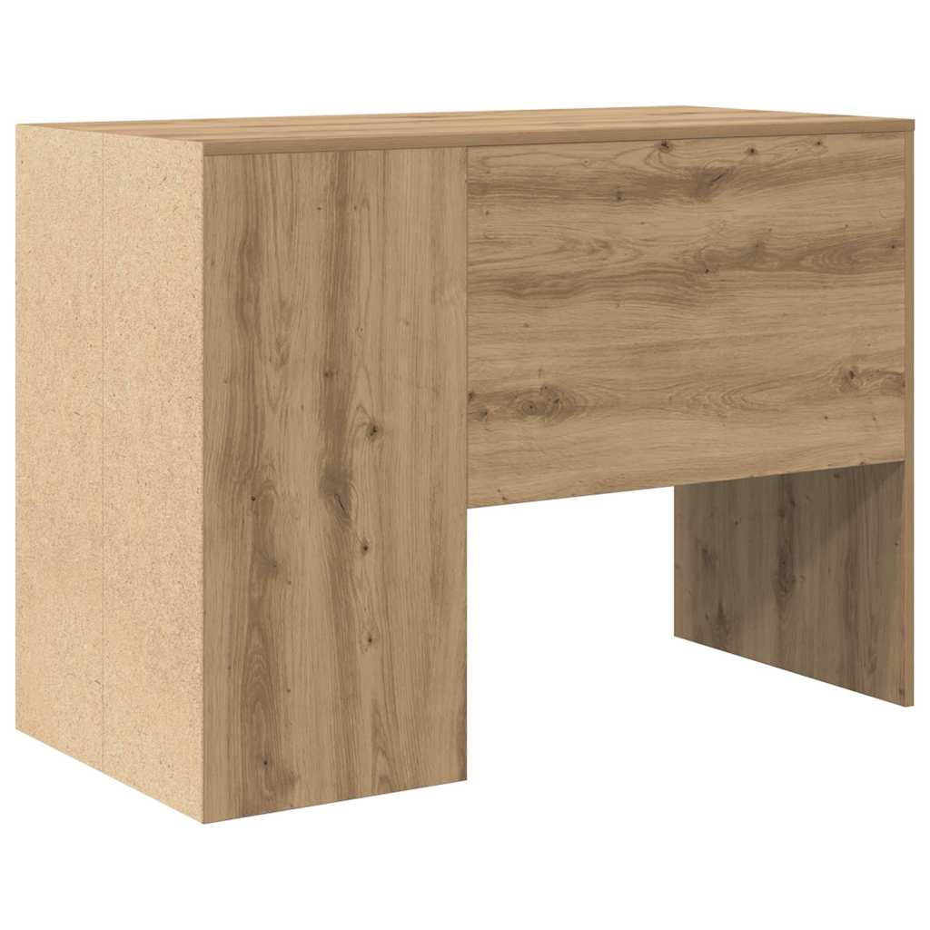 Bureau met plank Artisan Eiken 102 x 50 x 75 cm Bewerkt hout is nu te koop bij PeponiXL, paradijselijk wonen!