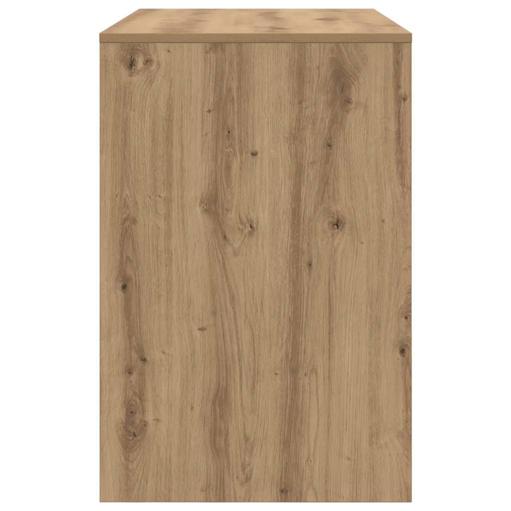 Bureau met plank Artisan Eiken 102 x 50 x 75 cm Bewerkt hout is nu te koop bij PeponiXL, paradijselijk wonen!