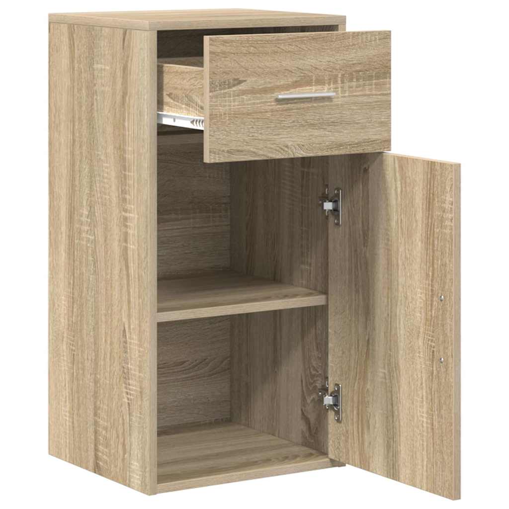 Dressoir met lade Sonoma Eiken 38 x 34 x 75 cm is nu te koop bij PeponiXL, paradijselijk wonen!