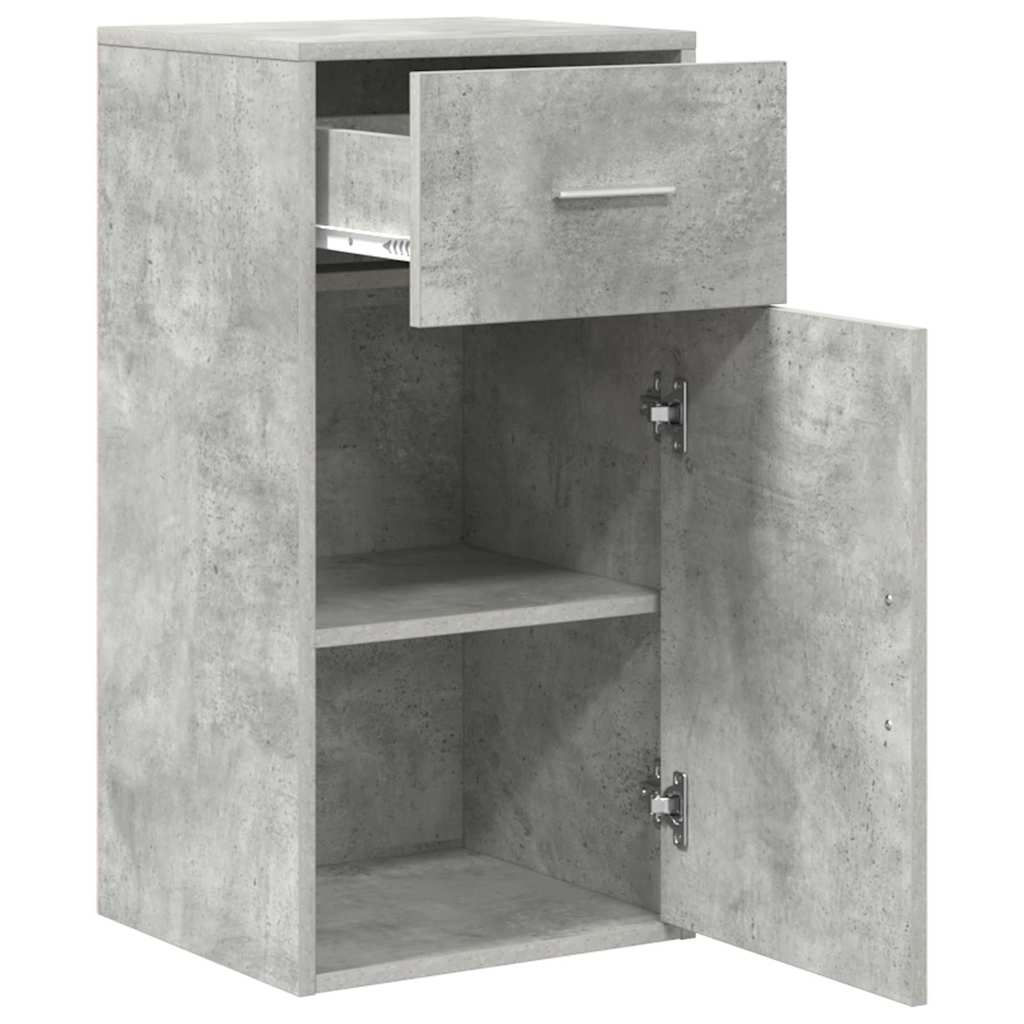 Dressoir met lade Beton Grijs 38 x 34 x 75 cm is nu te koop bij PeponiXL, paradijselijk wonen!