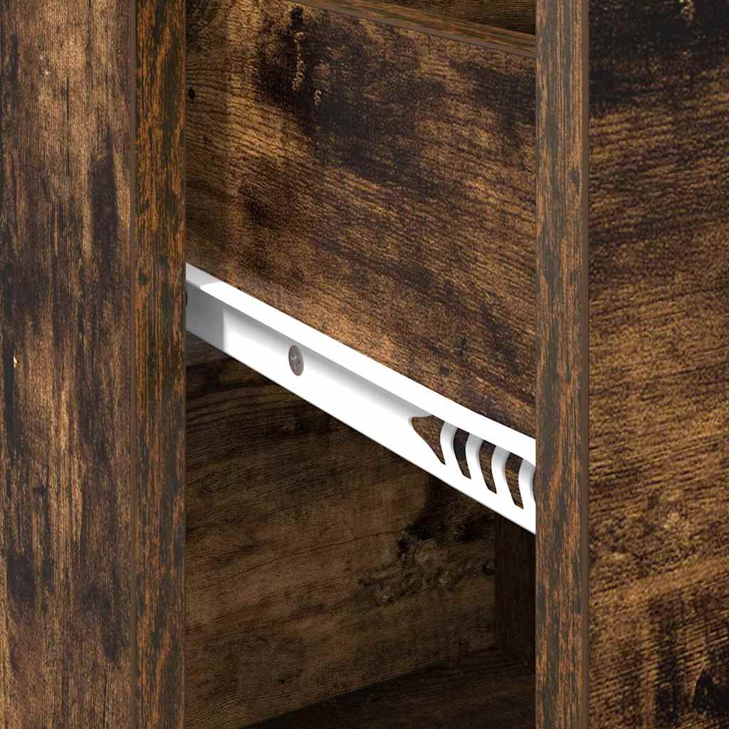 Dressoir met lade Gerookt eiken 38 x 34 x 75 cm is nu te koop bij PeponiXL, paradijselijk wonen!