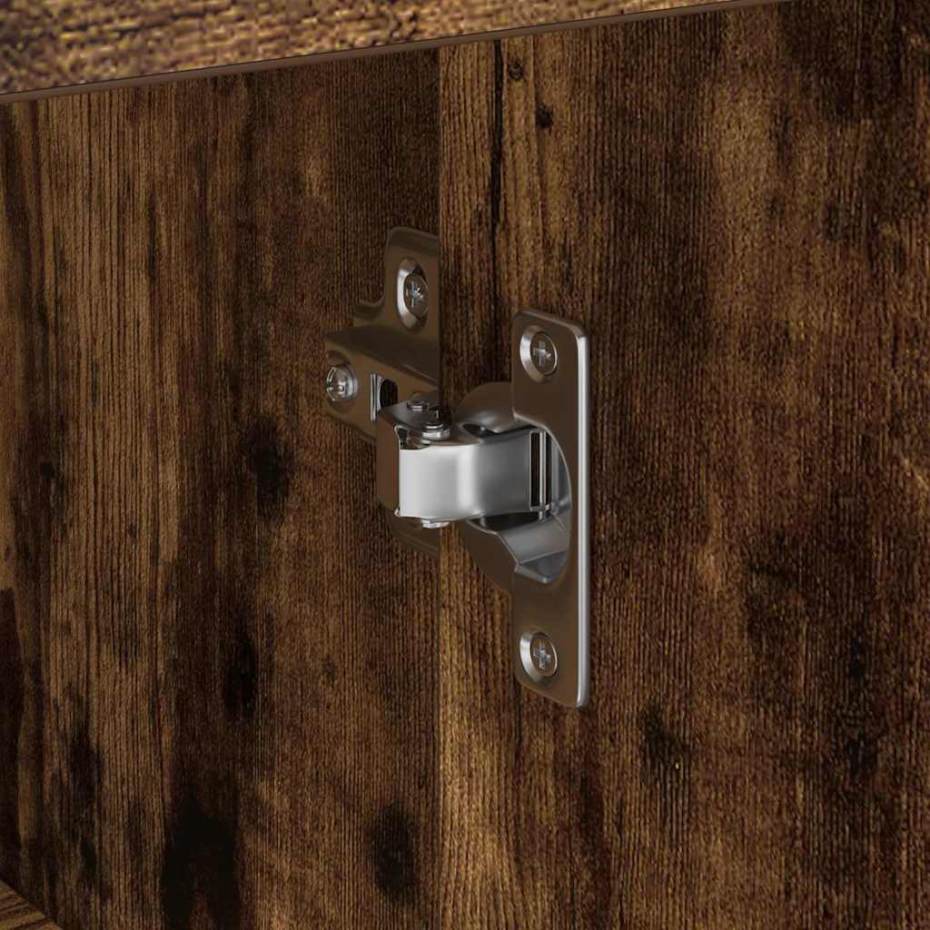Dressoir met lade Gerookt eiken 38 x 34 x 75 cm is nu te koop bij PeponiXL, paradijselijk wonen!