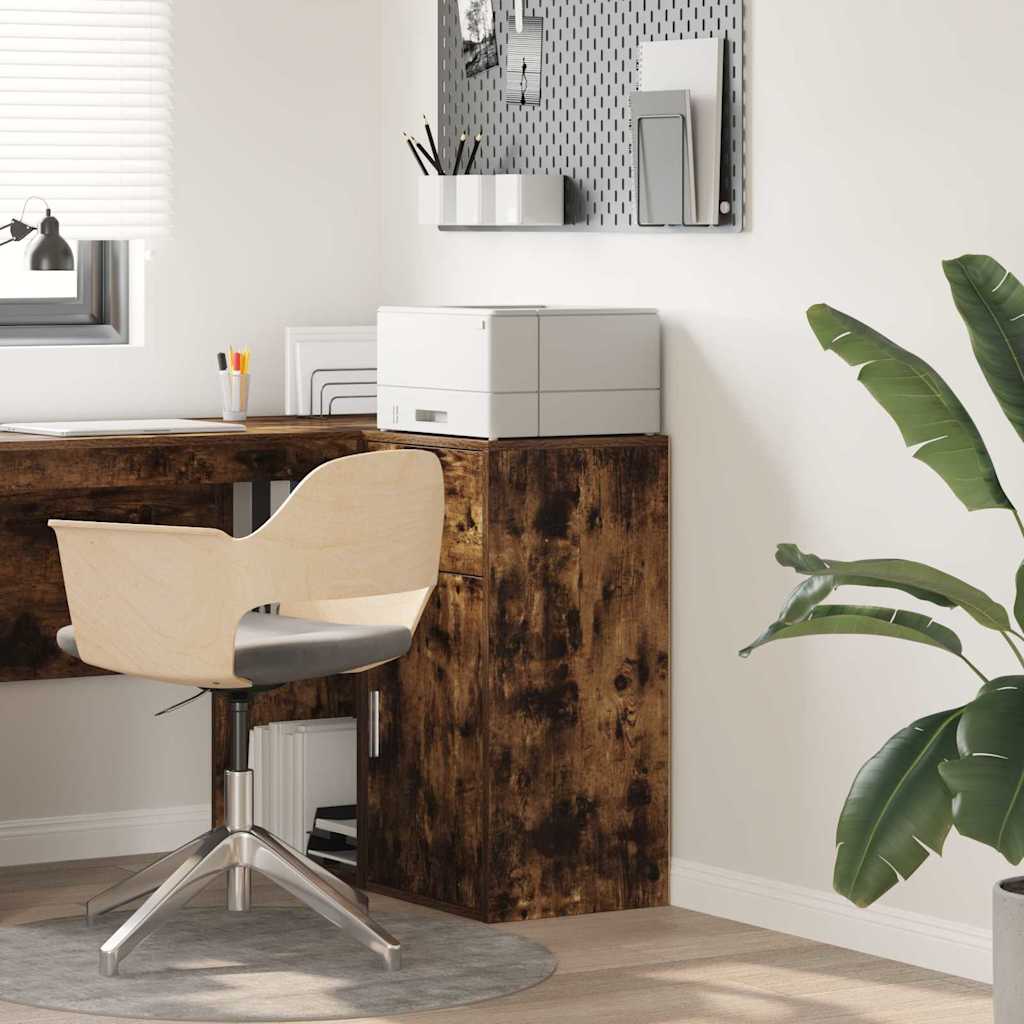 Dressoir met lade Gerookt eiken 38 x 34 x 75 cm is nu te koop bij PeponiXL, paradijselijk wonen!