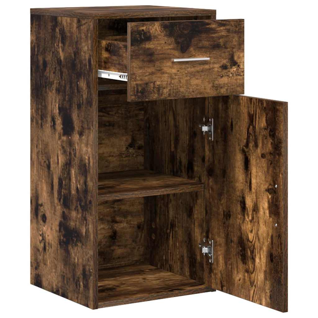 Dressoir met lade Gerookt eiken 38 x 34 x 75 cm is nu te koop bij PeponiXL, paradijselijk wonen!