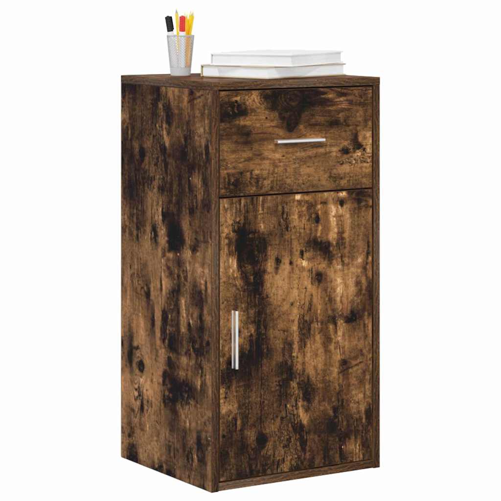 Dressoir met lade Gerookt eiken 38 x 34 x 75 cm is nu te koop bij PeponiXL, paradijselijk wonen!