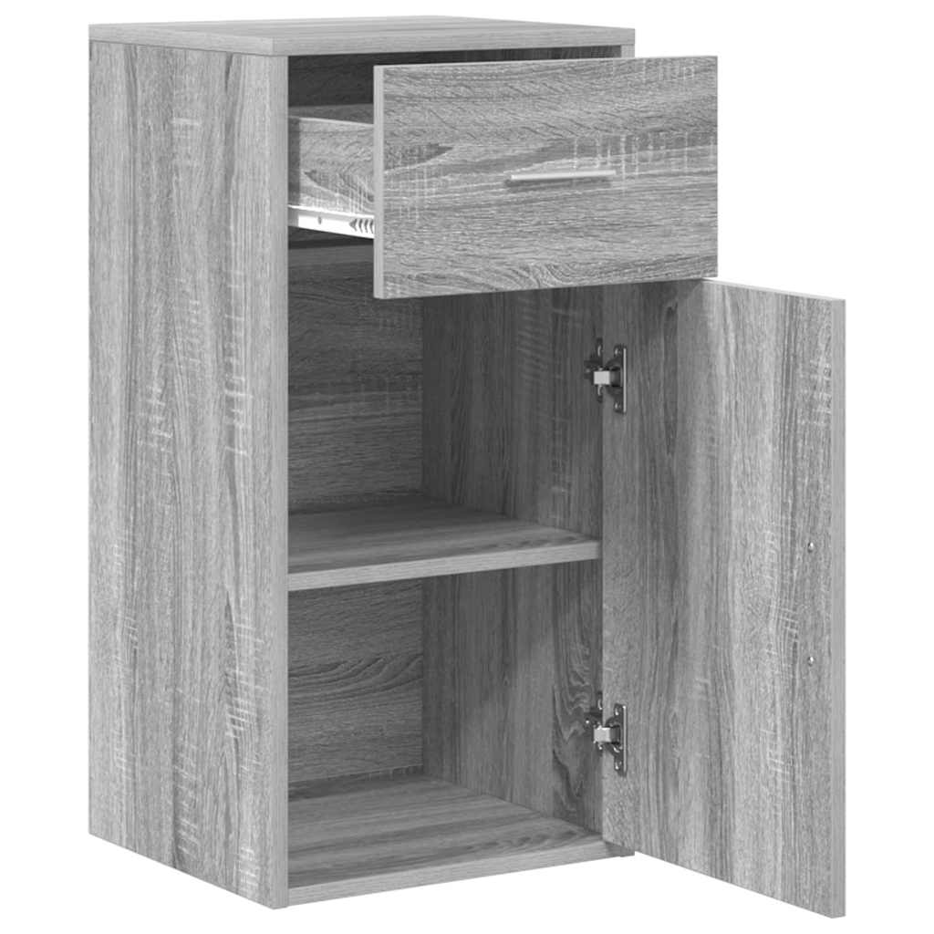 Dressoir met lade Grijs Sonoma 38 x 34 x 75 cm is nu te koop bij PeponiXL, paradijselijk wonen!